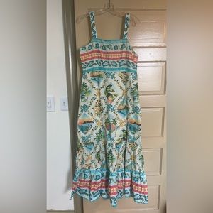 Farm Rio by Anthropologie BL Motif Dress